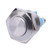 WerFamily 16mm Waterproof Momentary Type Stainless Steel Metal Push Button Switch High Flush 250V 3A 1NO SPST