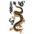 Supperb Temporary Tattoos   Japanese Dragon