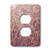 3dRose lsp 23124 6 Purple Paisley 2 Plug Outlet Cover