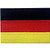 EmbTao Germany Flag Embroidered Emblem German Applique Iron On Sew On Patch