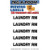 Tag A Room Laundry Color Coded Moving Labels  50 Count