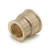 Brass Reducing Coupling 1 2  inch Female x 3 4  inch Female Threaded Brass Construction NPT