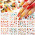 12 Sheets Fall Nail Art Stickers Autumn Winter Thanksgiving Nail Decals for Acrylic Nails Water Transfer Nail Arts Supplies Maple Leaf Pine Tree Cute Animal Nail Art Decorations for Women Kids Girls