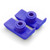 Top Glides TuffSki Walker Ski Glides  One Pair  Purple