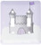 3dRose lsp 24632 2 Purple And Grey Princess Castle In The Clouds Toggle Switch