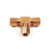 Bennett Marine Bennett T1126 Brass Line Tee Fitting