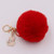 CHDHALTD Key Ring  Pom Pom Keychain Faux Fur Ball Key Chain for Car Keyring Handbag Tote Bag Pendant Fluffy Accessories Car Bag Charm