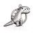 Metal Dinosaur Keychain Key Chain Keyring  Silver
