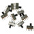 RLECS 10 Pack 2 Position 50V 0 5A DC Vertical Slide Switch On Off 3 Pin PCB Panel for Arduino SPDT 1P2T