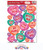 Valentine Candy Heart Glass Clings 12in  x 17in  Sheet 1 Pkg