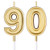 90th Birthday Candles Cake Numeral Candles Happy Birthday Cake Candles Topper Decoration for Birthday Wedding Anniversary Celebration Supplies