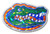 Elektroplate Florida Gators Color NCAA Reflective 3D Decal Domed Sticker Emblem