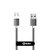 Netdot Gen7 Nylon Braided USB C Magnetic Fast Charging Cable Compatible with Type C Smartphone 3 3ft USB C 1 Pack Gray