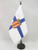 AZ FLAG Copts Christians of Egypt Table Flag 5   x 8     Coptic Desk Flag 21 x 14 cm   Black Plastic Stick and Base