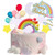 Rainbow Cake Toppers Colorful Birthday Cake Toppers Cloud Balloon Cake Flag Cupcake Toppers Wedding Cake Supply Happy Birthday Cake Decorations