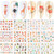 Fall Nail Art Stickers Decals Autumn Thanksgiving Day Water Transfer Nail Art Supplies Animal Maple Leaf Fruit Designs Nail Accessories for Kids Girls Women Nail Decors for Acrylic Nails 12 Sheets
