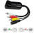 1080P Male 1080P AV and S-Video RCA To HDMI Audio Adapter Converter With USB Cable S-Video Cable For HDTV DVD