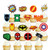32 Superhero Cupcake Toppers Cake Topper Decorations Birthday Party Supplies for Fans of Super Hero