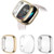 EZCO 3 Pack Screen Protector Case Compatible with Fitbit Sense   Versa 3  Plated Soft TPU Full Coverage Screen Protective Cover Bumper Case Frame for Versa 3 Smart Watch
