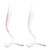 LED Desk Lamp Portable Eye Caring Dimmable Reading Lamp with 3 Level Dimmer Touch Control Adjustable Gooseneck Rechargeable Table Light for Studying Reading Working  Pink   White