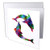 3dRose Greeting Card a Pair of Rainbow Colored Dolphins  6 x 6   gc 261807 5