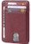 Slim Minimalist Wallet Front Pocket RFID Blocking Leather Credit Card Holder for Men Women