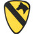 United States Army 1st Armored Cavalry Division Patch  Full Color  with Iron On Adhesive