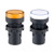 uxcell 2Pcs Yellow White Indicator Light AC DC 110V  22mm Panel Mount  for Electrical Control Panel  HVAC  DIY Projects