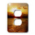 3dRose LLC lsp_9183_6 Sunset Gold 2 Plug Outlet Cover