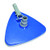JED Pool Tools 30-164 Tri-Vacuum with Vinyl Bumper, Blue