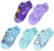 Disney Frozen Girls 5 Pack No Show Socks  Assorted Pastel   Frozen 2  Fits Sock Size 5 6 5 Fits Shoe Size 4 7 5