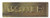 Badge Usher Pin Back Rectangle Brass
