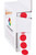 ChromaLabel 1 2 Inch Round Removable Color Code Dot Stickers  1000 per Dispenser Box  Red