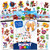 Disney Muppet Babies Stickers and Tattoos Party Supplies Pack ~ 100 Muppets Stickers and 75 Temporary Tattoos Featuring Kermit  Fozzie  Miss Piggy and More  Muppet Babies Toys