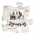 Memories White Distressed Wood Look 4 x 6 Wood Puzzle Wall Plaque Photo Frame