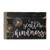 Scatter Kindness Dandelion Black 10 x 7 Inch Solid Pine Wood Boxed Pallet Wall Plaque Sign