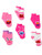 Sesame Street Elmo Abby Cookie Monster Toddler Girls 6 pack Quarter Socks  2T 4T Toddler  Shoe  4 7   Elmo Abby Cookie