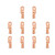 10pcs Purple Copper Terminal Lugs 4 AWG Battery Cable Ends Tubular Bare Copper Eyelets Ring Terminal Connectors 10pcs Purple Copper Terminal Lugs 4 AWG Battery Cable Ends Tubular Bare Copper Eyelets Ring Terminal Connectors