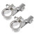 uxcell Top Post Battery Terminal Clamps Clip Positive Negative Set Tinned Copper 1 Pair