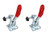 POWERTEC 20317 Quick Release Horizontal Toggle Clamp w Rubber Pressure Tip   Hold Down Hand Tool 60 lb Holding Capacity  201A