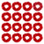 Semato 16 Pack Red Hair Scrunchies Velvet Elastics Scrunchy Hair Ties for Women Girls Hair Elastics Ponytail Holder Scrunchy Girl Accessories Elastic Hair Bands Scrunchie
