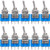 10Pcs ON Off ON 3 Pin 3 Position Mini Latching Toggle Switch AC 125V 6A MTS 103