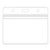 Horizontal Badge Holders Sealable Waterproof Clear Plastic Name Tag ID Card Holder  25Pcs