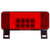 LED RV combination tail light, driver side with license illuminator, black base - A Durable, Replacement For Any Trailer.