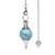 Natural Amazonite Gemstone Dowsing 40mm Crystal Healing Chakra Reiki Point Pendulum