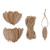 100pcs Kraft Paper Tags Craft Tree Hanging Tags Gift Tags with Jute Twine for DIY Crafts Gift Tags Price Tags Labels   Feather