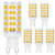 BALDER Dimmable G9 6W LED Bulb, 60W Halogen Bulb Replacement, Warm White 3000K, Bi Pin,6-Pack