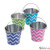 Fun Express Mini Metal Chevron Pails - 12 Pieces