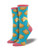 Socksmith Womens  Novelty Crew Socks Grilled Cheese   1 pair Turquoise 9 11