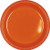 Amscan Orange Peel Round Plastic Plates  9   Pack of 20  Party Supply